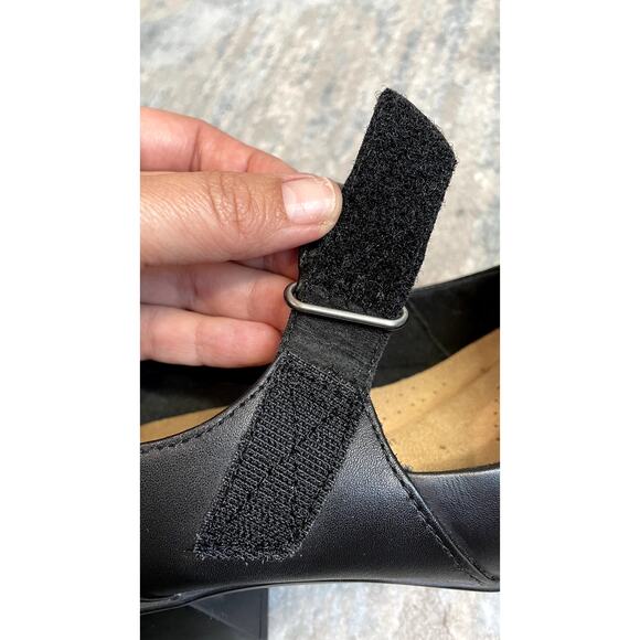 Clarks Collection Emslie Lulin Mary Jane Heels Black, Size 8.5 - Picture 7 of 9